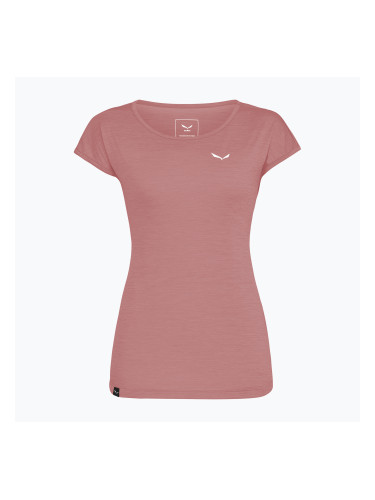 Дамска тениска Salewa Puez Melange Dry desert pink melange