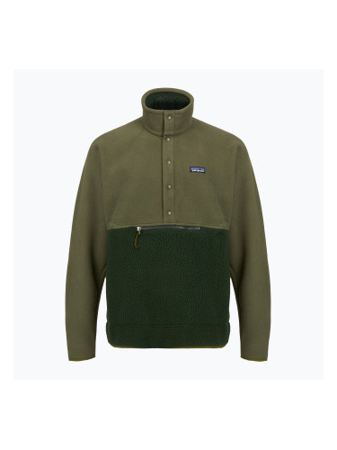 Мъжки суитшърт за трекинг Patagonia Retro Pile 1 / 2 Snap P / O old growth green