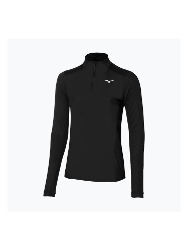 Дамска тениска за бягане с дълъг ръкав Mizuno Hybrid black