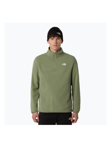 Мъжки суитшърт от полар The North Face Glacier Fleece 1/4 Zip bark mist