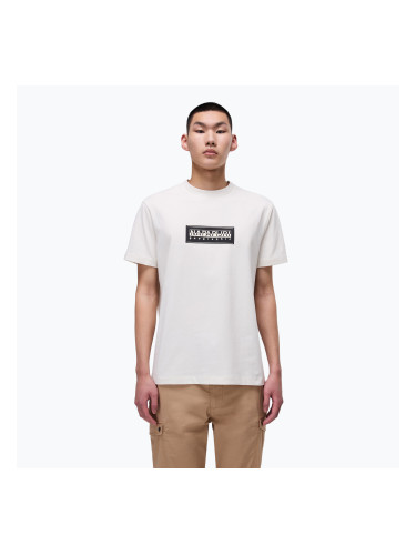 Мъжка тениска Napapijri S-Box Logo white whisper
