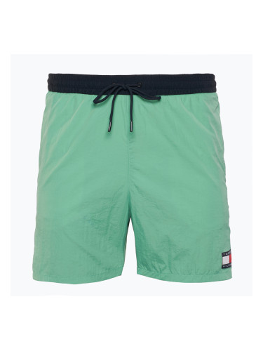 Мъжки къси панталони с шнур за плуване Tommy Hilfiger Medium fort green