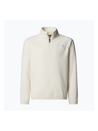 Детски суитшърт от полар The North Face Teen Glacier 1/4 Zip wine dune