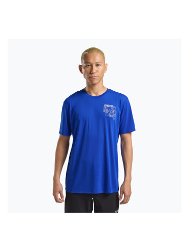 Мъжка тениска за трекинг Vonnan Graphic explorer vibrant blue Jack Wolfskin