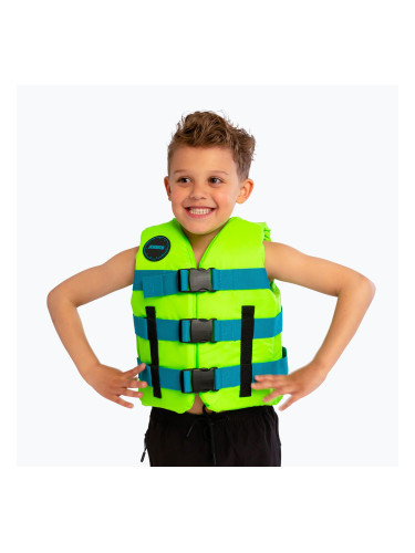 Детска найлонова спасителна жилетка JOBE зелена 244823007