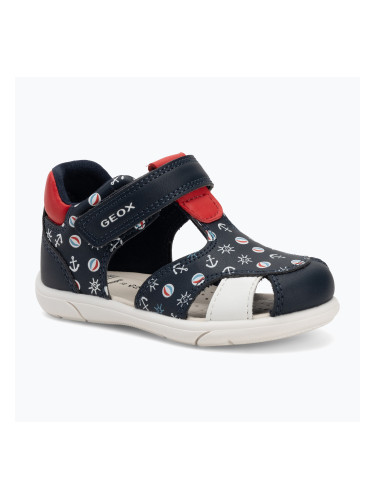 Детски сандали Geox Zapito в тъмносиньо/червено