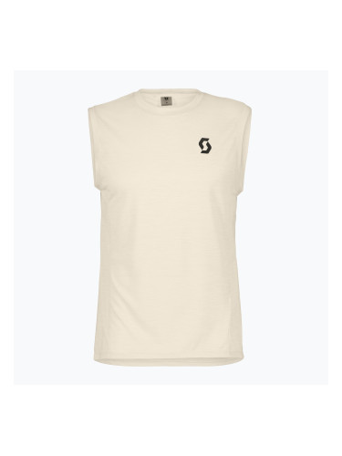 Мъжка тениска за бягане SCOTT Endurance Lt Tank cotton white
