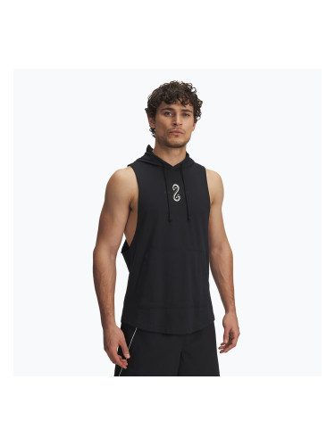 Under Armour Project Rock Snake SL мъжки суитшърт черен / бял глина / бял