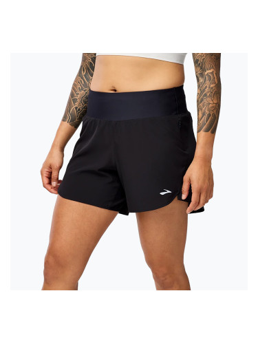 Дамски къси панталони за бягане Brooks Chaser 5" 2.0, черни