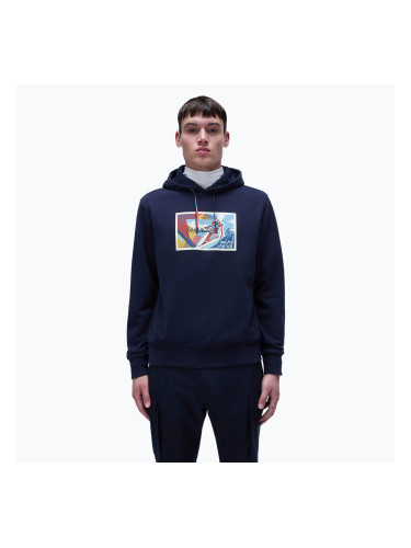 Мъжки суитшърт Napapijri B-Portalet Hooded blu marine