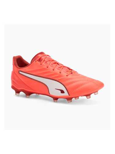 Мъжки футболни обувки PUMA King Pro FG/AG glowing red/puma white/red fire
