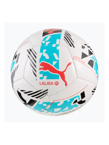 PUMA Orbit Laliga 1 Mini футболна топка бяла/мултиколор размер 1