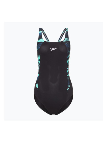 Дамски бански костюм от една част Speedo HyperBoom Splice Muscleback dark teal