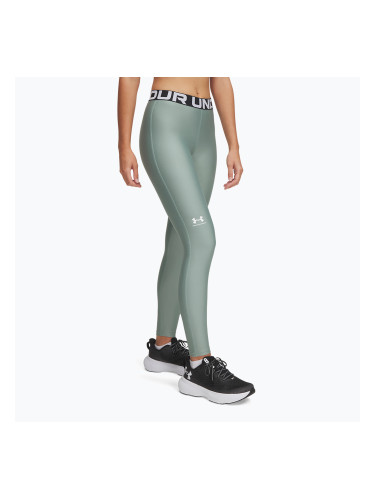 Under Armour HeatGear силициевозелен/бял дамски клин за тренировка