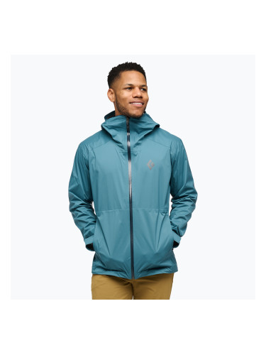 Мъжко дъждобран Black Diamond Fineline Stretch Shell Creek Blue
