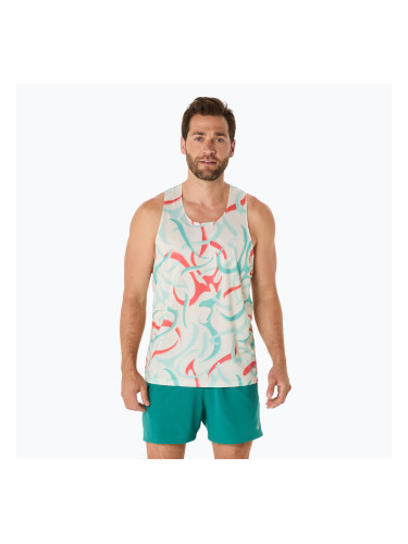 Мъжки потник за бягане ASICS Road All Over Print Singlet birch
