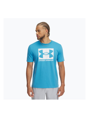 Мъжка тренировъчна тениска Under Armour ABC Camo Boxed Logo ефирно синьо/бяло