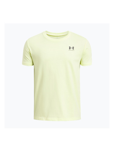 Детска тениска Under Armour Sportstyle Left Chest yellow