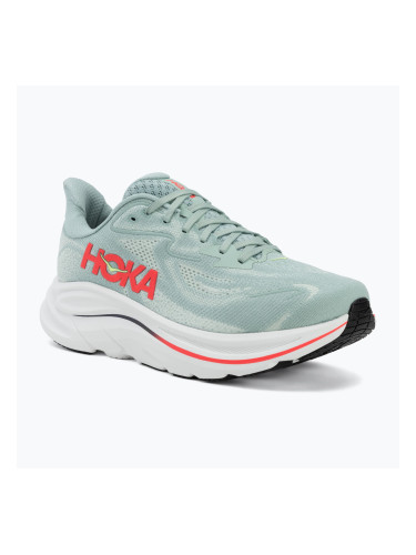 Мъжки обувки за бягане HOKA Clifton 10 Wide sage/neon flame