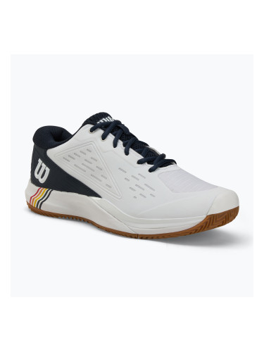 Мъжки обувки за тенис Wilson Rush Pro Ace Clay RG white/ navy blazer/ gum