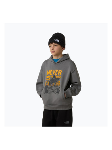 Детски суитшърт The North Face Sports Oversized Hoodie Graphic smoked pearl