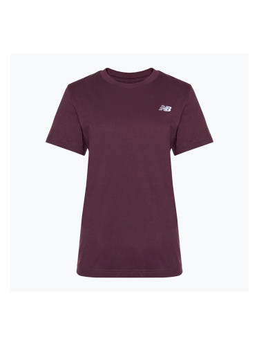 Дамска тениска New Balance Essentials Jersey plum brown