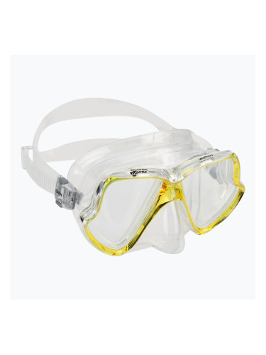 Маска за гмуркане Mares Wahoo прозрачна жълта 411238