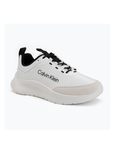 Мъжки обувки Calvin Klein HM0HM02342 Light Eva Runn Essential Laceup Nylon Suede bright white/black