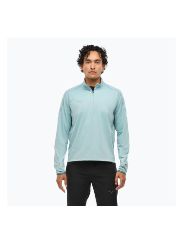 Мъжки суитшърт за бягане HOKA GlideTech Quarter Zip druzy