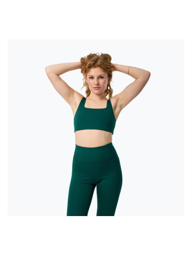 Girlfriend Collective Ребро Tommy тренировъчен сутиен Rain Forest