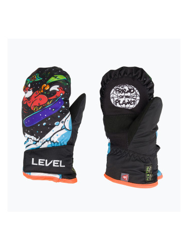 Level Animal детски ски ръкавици pk black
