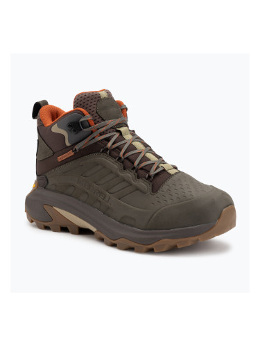 Мъжки туристически обувки Merrell Moab Speed 2 Ltr Mid Wp olive