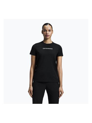 Дамска тениска за бягане On On Run-T black
