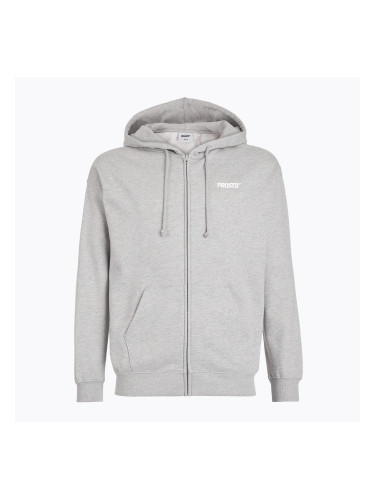 Мъжки суитшърт PROSTO Hoodie Logo Zip gray