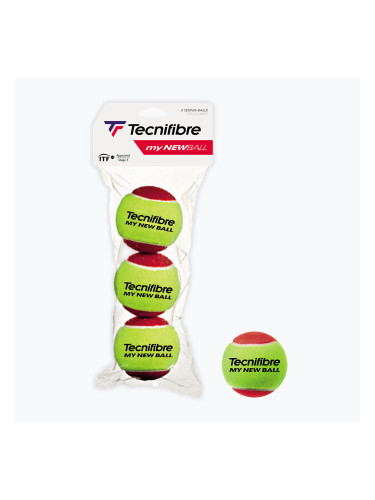 Детски топки за тенис Tecnifibre My New Ball 3 бр. red