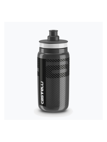 Велосипедна бутилка Castelli Fly Team 550 ml антрацит