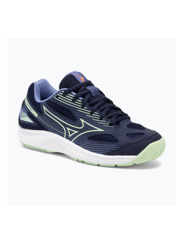 Детски волейболни обувки Mizuno Cyclone Speed 4 Jr eblue/tech green/lolite