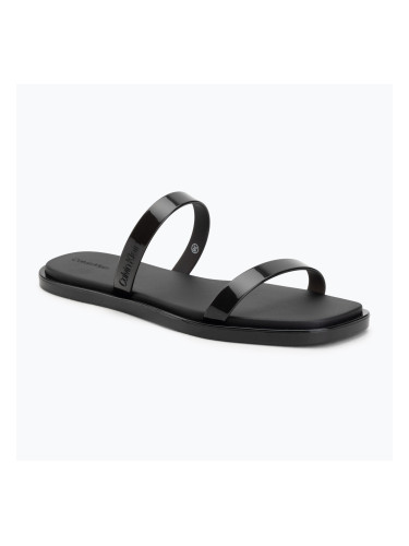 Дамски чехли Calvin Klein HW0HW02963 Jelly Doub Bar Shiny triple black