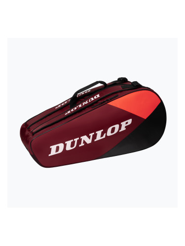 Чанта за тенис Dunlop CX-Club 6 RKT червена/черна/червена