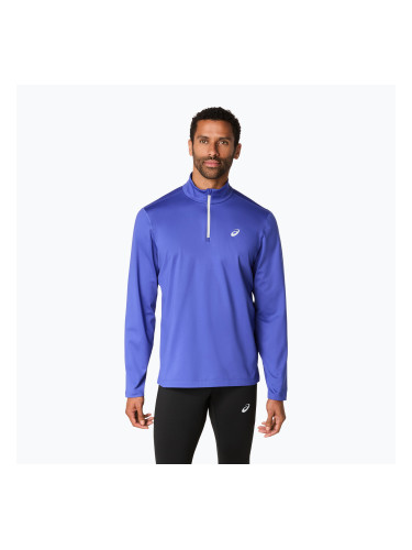 Мъжки ASICS Core Half Zip Winter тъмно кобалтов суитшърт за бягане