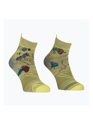 Мъжки чорапи за трекинг ORTOVOX Alpine Light Quarter red 5489100008