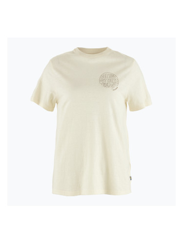 Fjällräven дамска тениска Hemp Blend Out Here chalk white