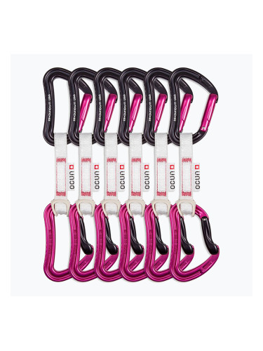 Ocun Raven QD Bio-Dyn-Ring за катерене експрес 10 см 6 бр. розов.