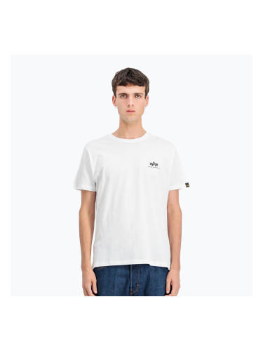 Alpha Industries мъжка тениска Backprint бяла