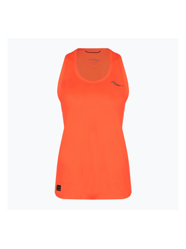 Дамски потник за бягане Saucony Stopwatch Singlet vizi red