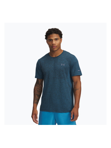 Мъжка тениска за бягане Under Armour Seamless Stride ether blue/reflective