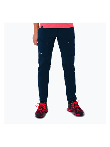 Дамски софтшел панталони Salewa Puez DST Cargo navy блейзър