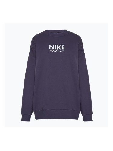 Дамски суитшърт Nike Sportswear Oversized Crew-Neck dark raisin
