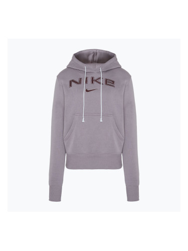 Дамски суитшърт Nike Sportswear Phoenix Fleece HM9751 lightt violet ore / burgundy crush