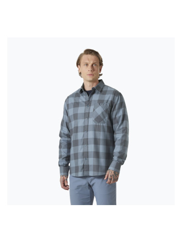 Мъжка риза Helly Hansen Aker Flannel LS jungle green buffalo plaid